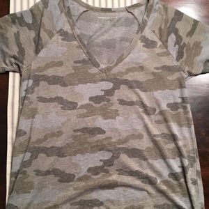 American Eagle Camo Top